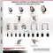 Service Caster 4 Inch 316SS Maroon Poly Swivel 1-1/2 Inch Expanding Stem Caster Lock Brake SCC SCC-SS316TTLEX20S414-PPUB-MRN-112 - alternate 3